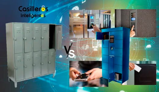 smartlockers vs casilleros convencionales